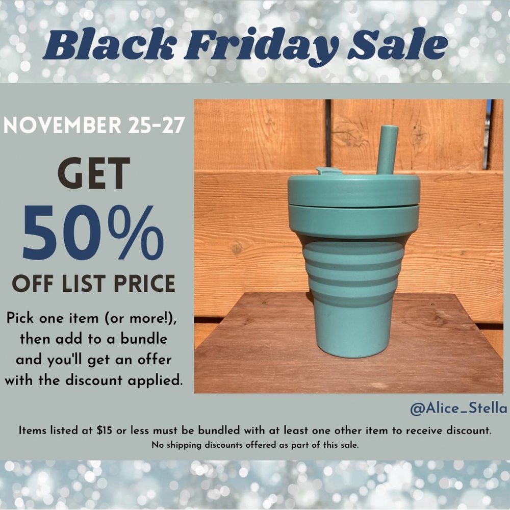 STOJO Collapsible Biggie Cup Eucalyptus Green 16 oz/Grande with Straw